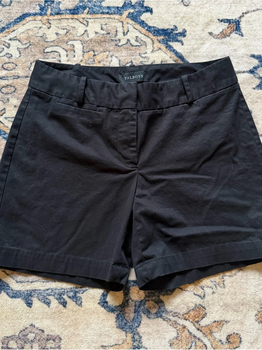 Talbots Black Women's Classic Tailored Shorts